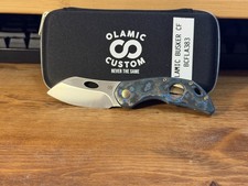 Olamic Busker Neontropic Fat Carbon Arctic Storm Titanium clip - 2.38" MagnaCut