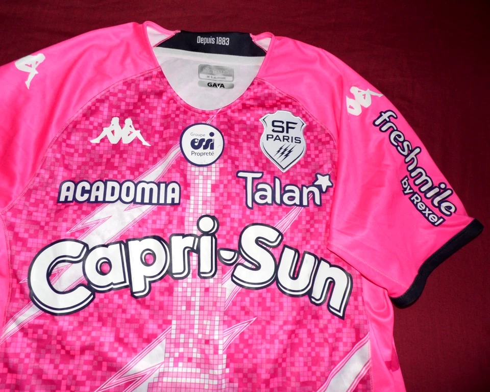 Maillot De Rugby Du Stade Français Saison 2022/2023 Taille XL - Photo 2/4