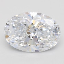 2.06ct Oval Lab Grown Loose Diamond GIA Certified F/VS1 + Free Ring (6462771928) 1602.67 per carat