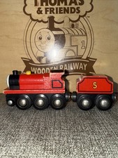BRIO JAMES  THOMAS FRIENDS TRAIN WOODEN RAILWAY HTF  1996/97