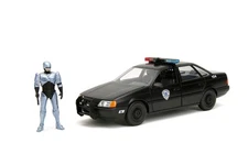 Robocop 35th Anniversary 1:24 OCP Ford Taurus Die-Cast Car & 2.75" Robocop Fi...