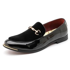 HLLQ Men's Disco Loafer Shoes for Men - Wedding Prom Party Formal Dress...