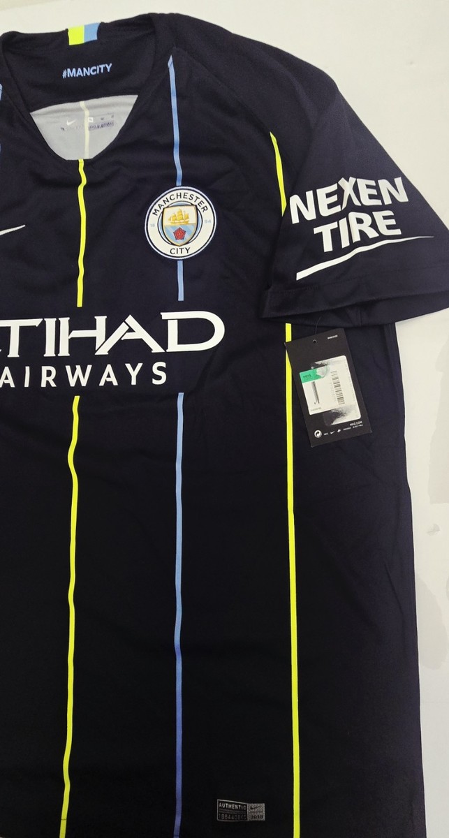 2018/19 Nike Manchester City #10 Kun Agüero Away Soccer Jersey