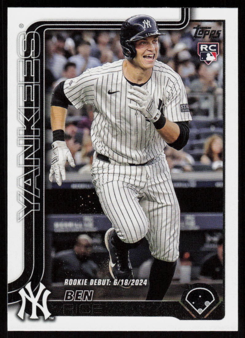 2025 Topps Update Ben Rice #US25 New York Yankees