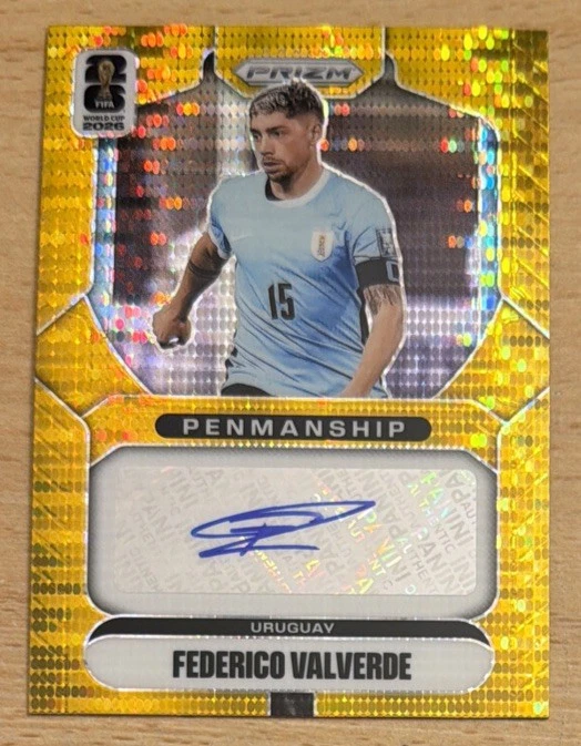 Panini Soccer Uruguay Autographed Sports Trading Cards