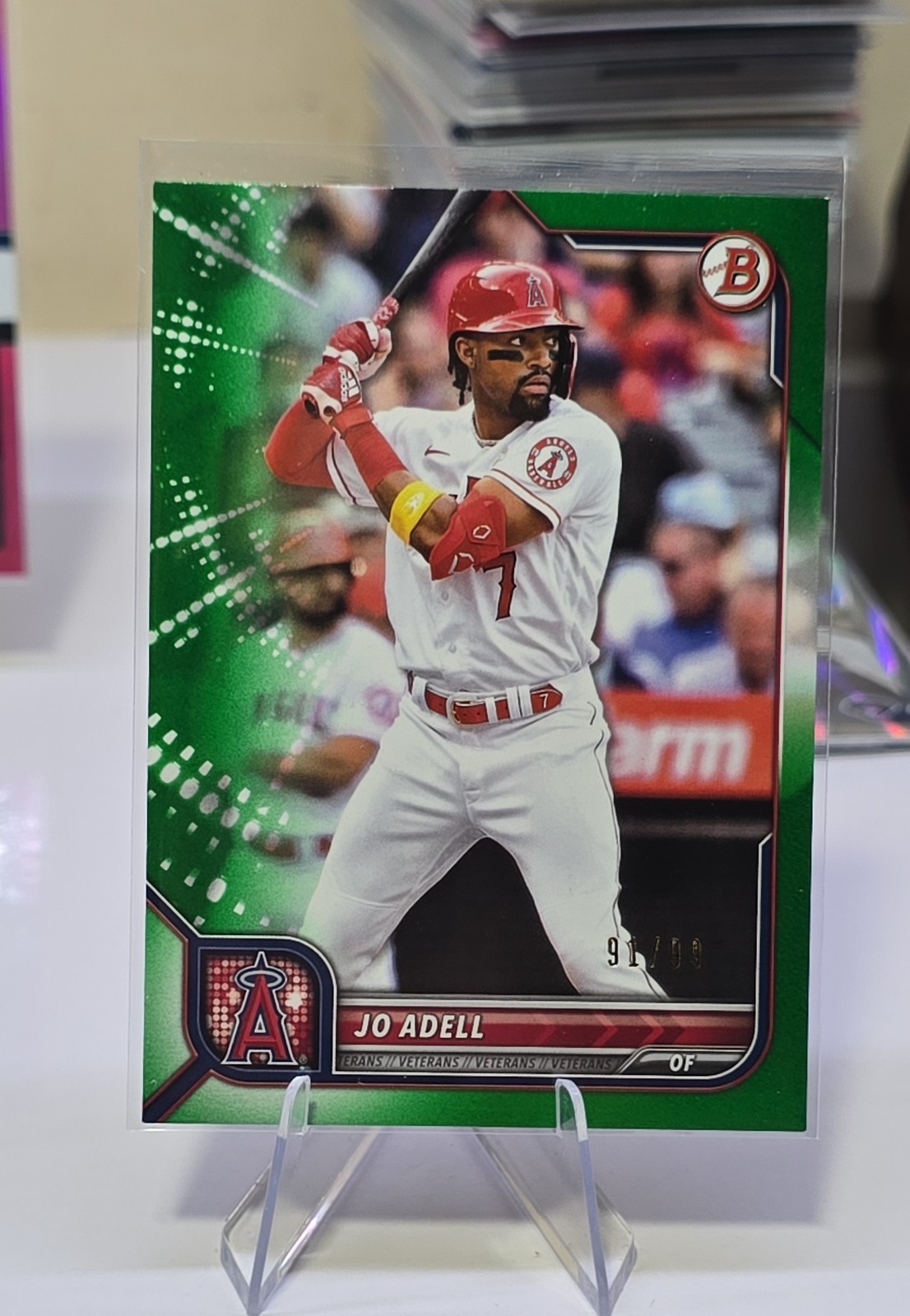 2022 Bowman - Jo Adell #85 Green Border /99