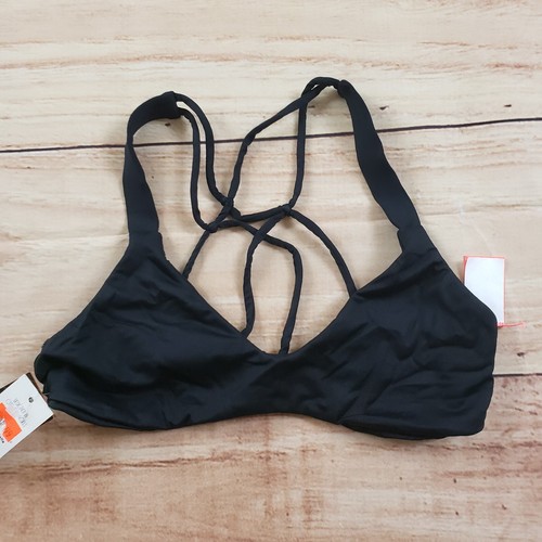 NEW B.Swim Bikini Top Women Extra Small Black Bralette Strappy Swim Beach Ladies - Picture 3 of 10