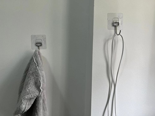 Large Adhesive Hooks for Hanging Heavy Duty Wall Hooks 22 lbs Self Adhesive T... - Picture 7 of 7