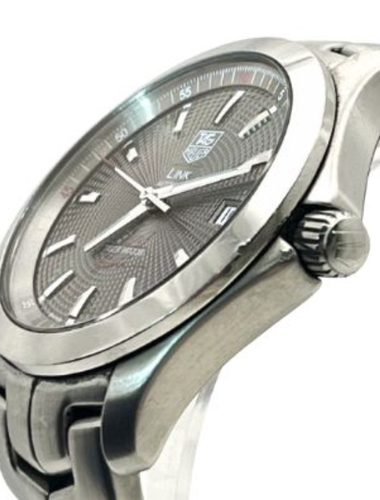TAG HEUER Link Tiger Woods WJF2113 Date gray Dial Automatic Men's Watch - Picture 6 of 8