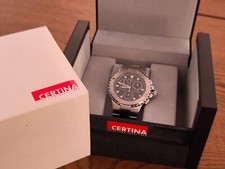 Seltener "CERTINA DS MASTER"-Chronograph. Mit Box + Schuber