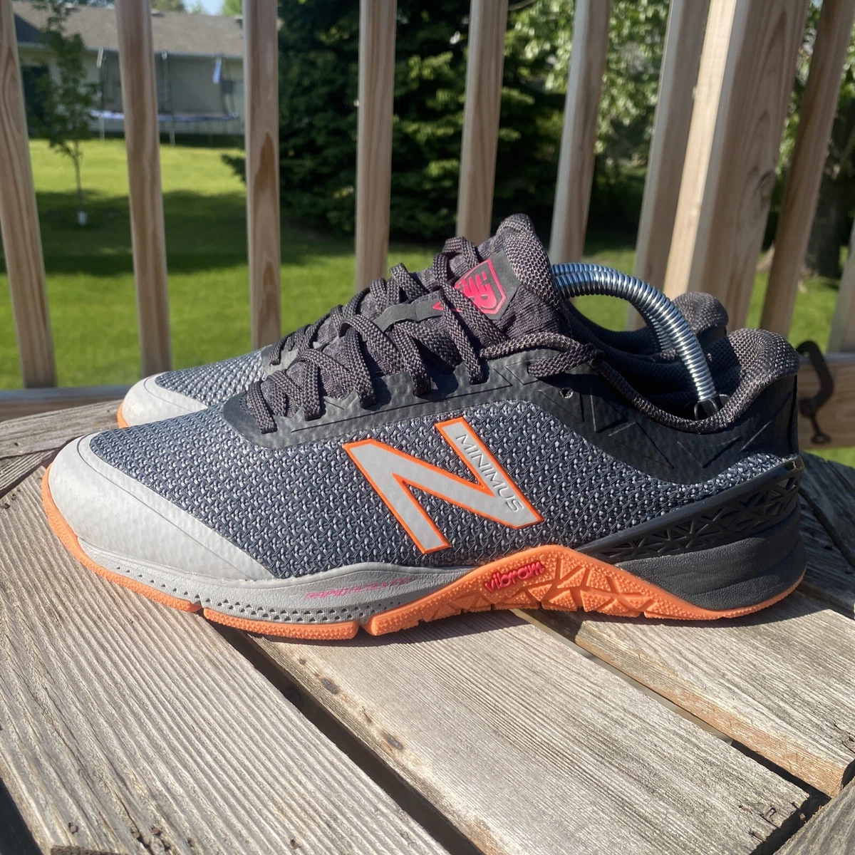 New Balance Sneakers Shoes Minimus RevLite Vibram 10.5 WX40OB1 Gray Orange |