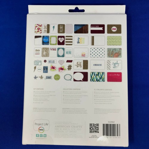 Project Life Heidi Swapp SPARKLE Value Kit Scrapbook Pocket Pages Cards 92 Pc. - Picture 2 of 2