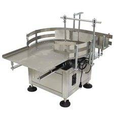 110V Desktop 23.6" Automatic Round Bottle Collecting Unscrambler Organizer