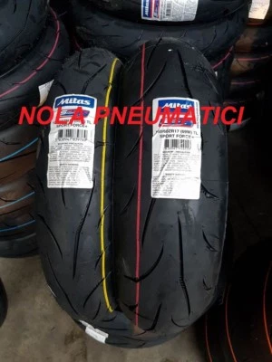 Coppia 120/60 ZR17 55W 160/60 ZR17 69W MITAS SPORT FORCE + DOT 2025