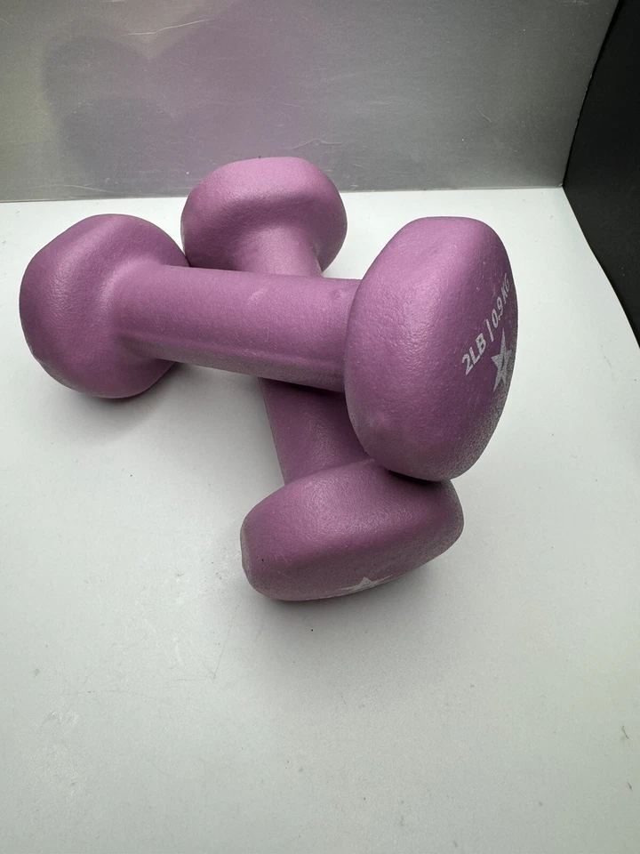 Juego de pesas de mano con mancuernas recubiertas de neopreno Yes4All 2 libras Foto 3 de 4