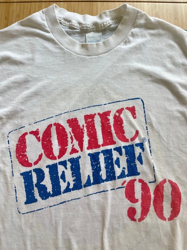 Vintage Comic Relief 1990 New York City Shirt Large Robin Williams Thin - Picture 5 of 6