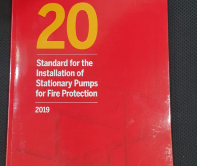 NFPA 20 Standard For The Installation Of Stationary Pumps 2019 Edition USA STOCK