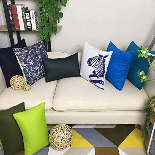 4-Pack 100% Cotton Comfortable Solid Decorative 24x24 inch/ 60x60cm Black - Bild 4 von 7
