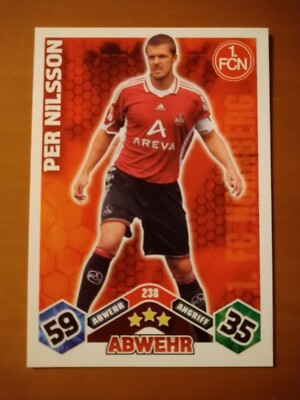 Per Nilsson, Match Attax 2010/11, 1. FC Nürnberg,#238,Topps  
