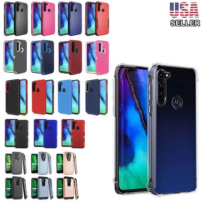 Lot of 5 - Hybrid ShockProof Protective Case for Motorola Moto Various Style