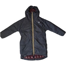 Navy Trench Coat K Way Men’s Size Small Feather Filled Puffer Padded
