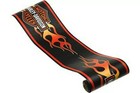 Genuine HARLEY DAVIDSON Motorcycles  Logo Shield Orange Flames Wallpaper Border