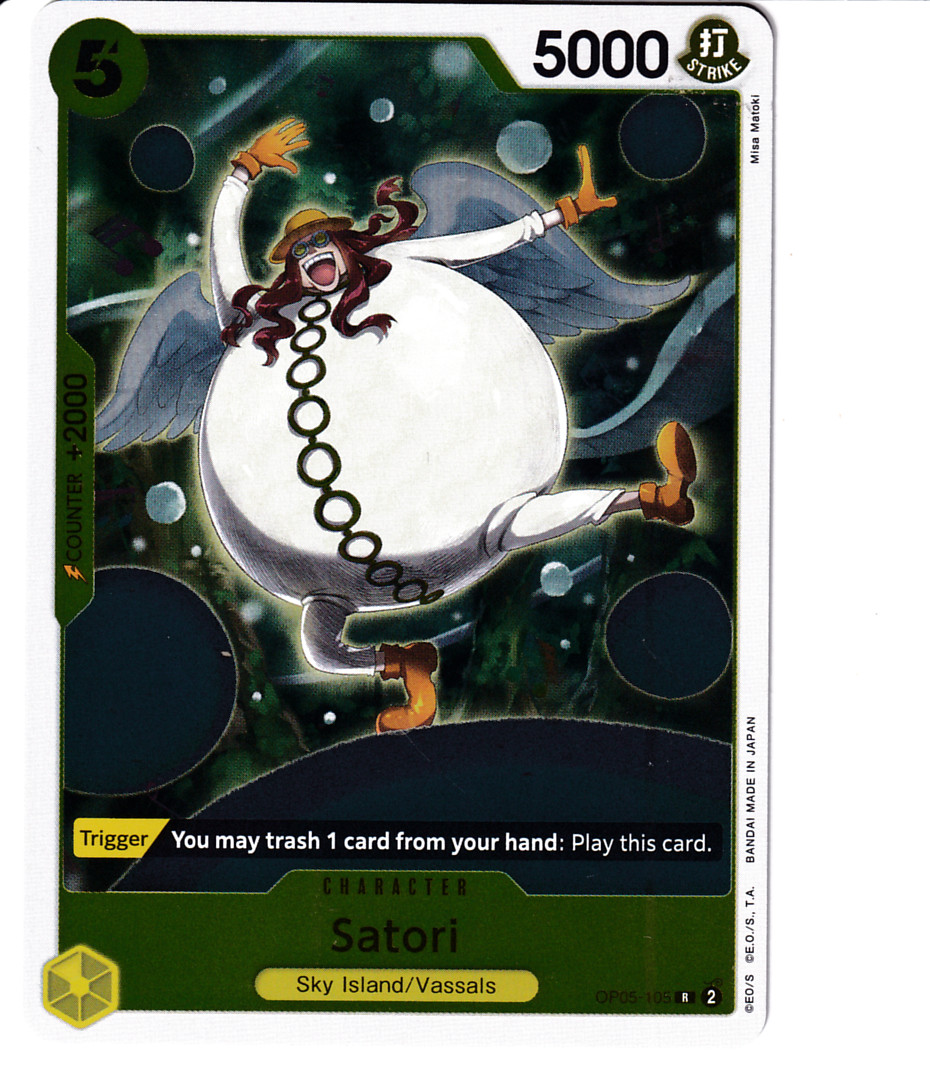 Satori OP05-105 Rare One Piece Card TCG Awakening of the New Era English