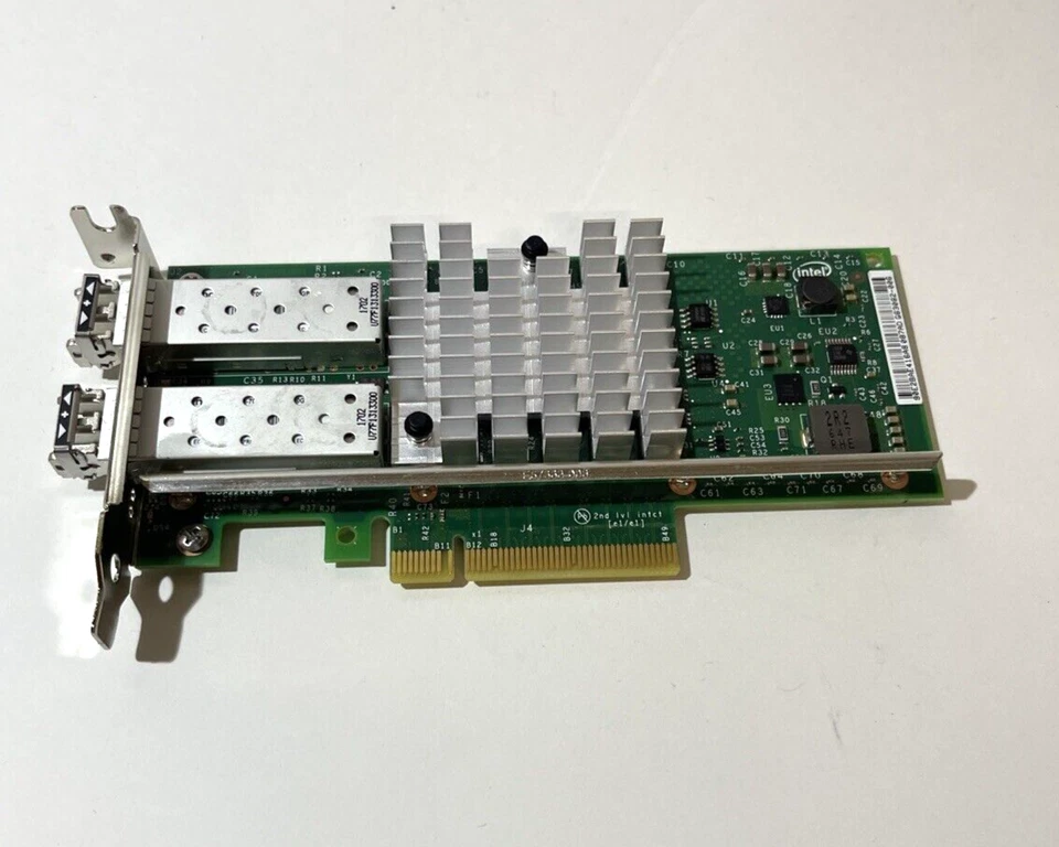 IBM 49Y7962 Intel X520-DA2 2-Port 10Gb SFP Server Adapter W/ SFP LOW Profile - Image 2 of 4