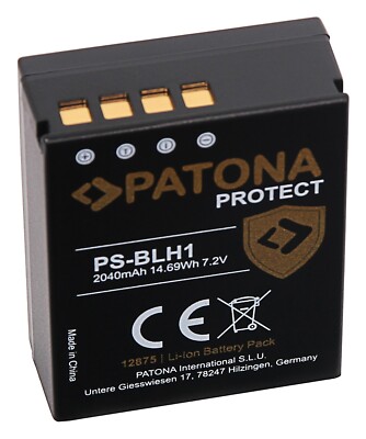 Patona PROTECT Akku für Olympus OM-D E-M1 Mark II, 2 / E-M1X  BLH-1 - decodiert
