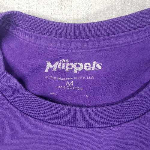 The Muppets Hip Hop Kermit The Frog Mens Purple T Shirt Size Medium - 第 3/6 張圖片