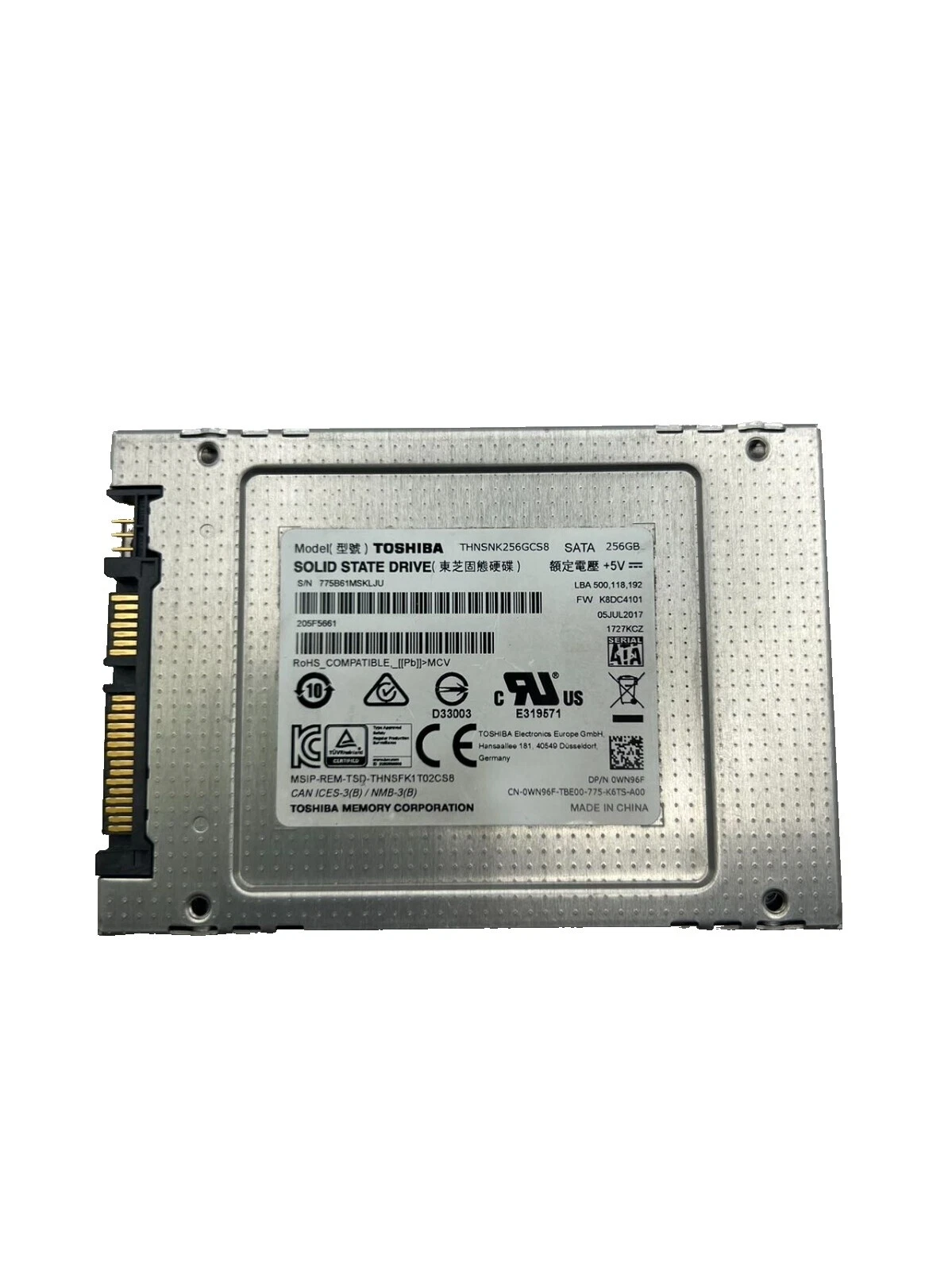 Твердотельные накопители Toshiba SATA III 256 ГБ