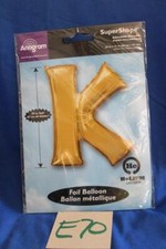 B41G ANAGRAM 32" GOLD FOIL LETTER "L" PARTY BALLOON