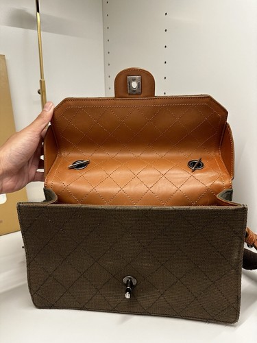 Chanel Classic Canvas Leather Bag - Picture 8 of 10