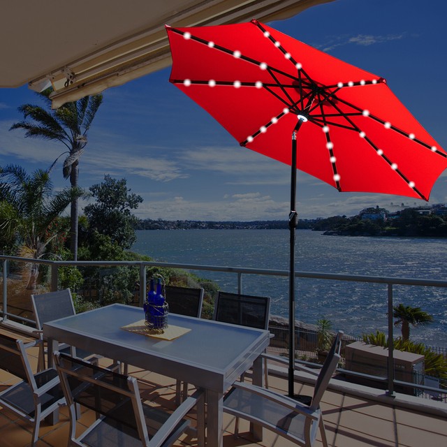 Destination Gear Palapa Tropical Tiki Lime 7 6 Outdoor Patio Pole Umbrella For Sale Online Ebay