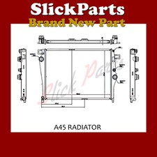 fits MERCEDES A45 CLA45 GLA45 RADIATOR 2012  AUTOMATIC 