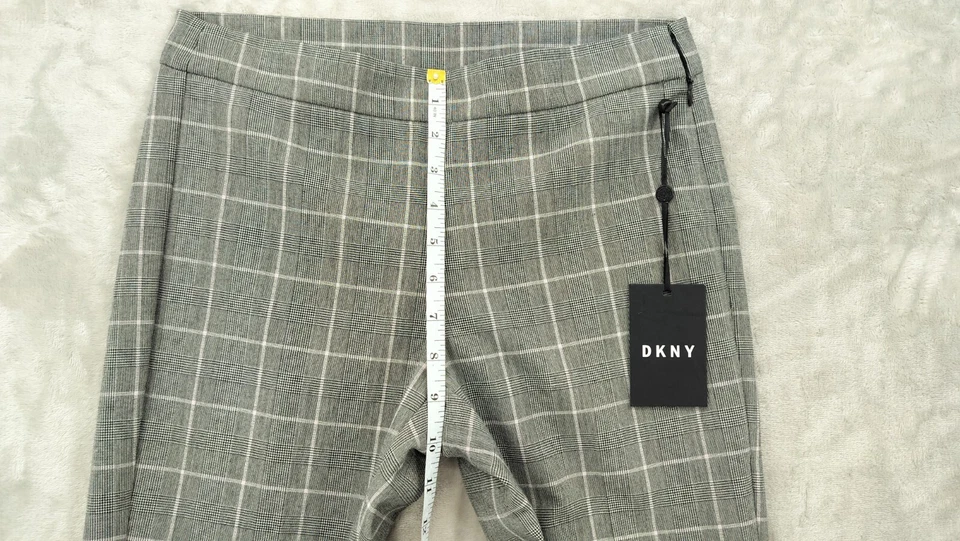Calça feminina DKNY perna reta tamanho 0 cor cinza - Imagem 3 de 4