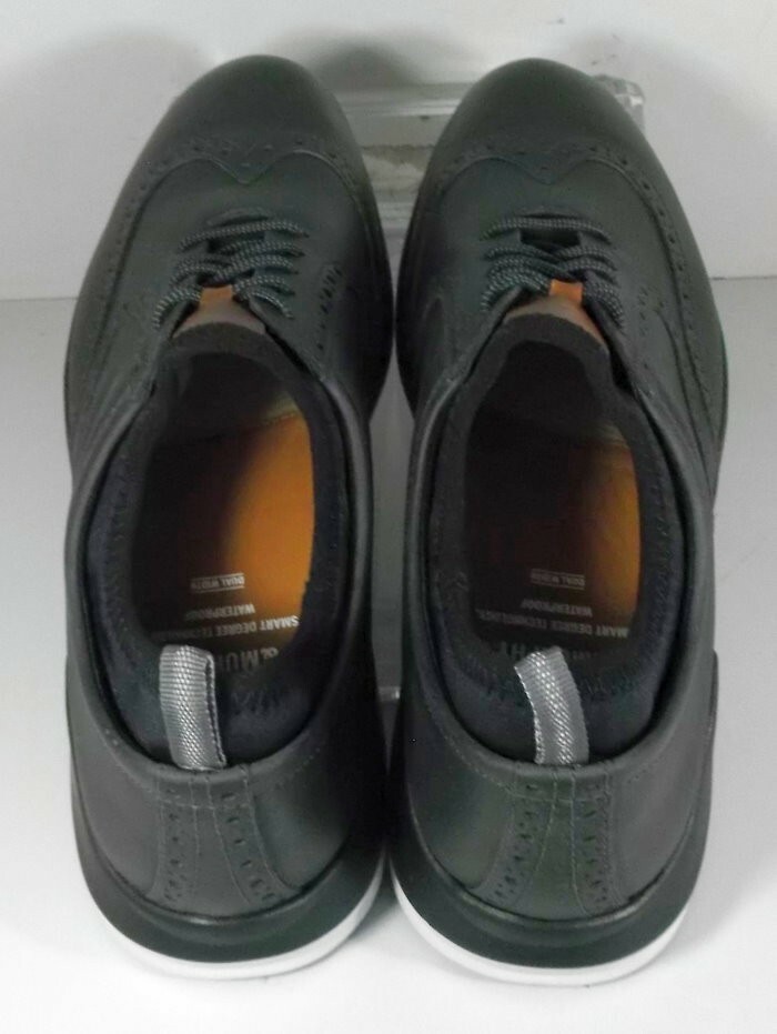 202768 SP50 LANCER WINGTIP MEN'S SHOES SIZE 9 DARK GRAY LEATHER ...