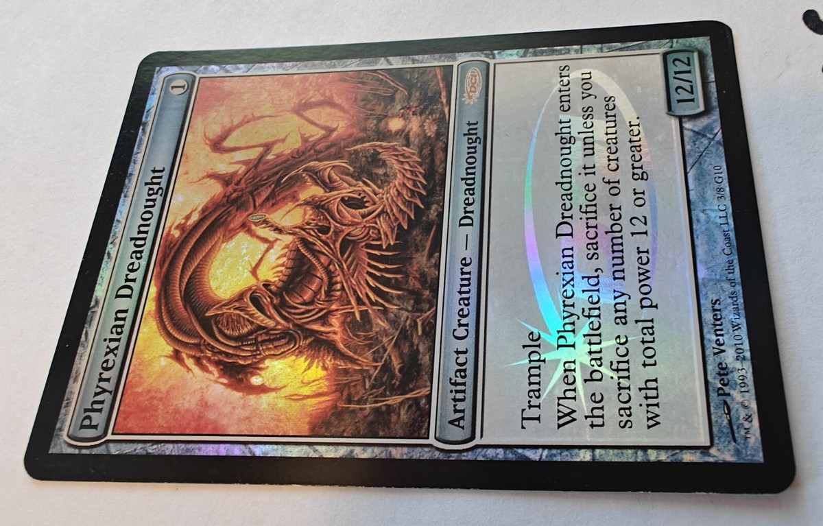 Magic The Gathering - Phyrexian Dreadnought - FOIL Promo- LP Magic The Gathering - Phyrexian Dreadnought - FOIL Promo- LP