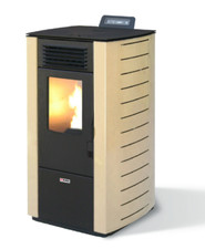 STUFA A PELLET KING 118 - 10 Kw con telecomando e cronotermostasto settimanale