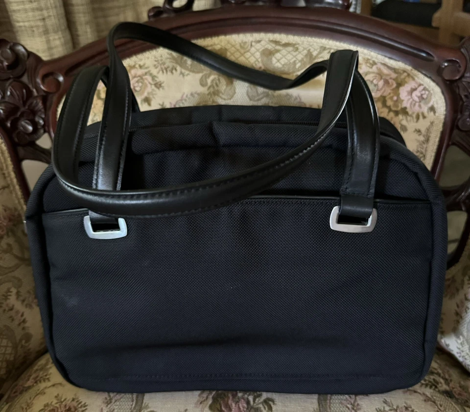 Victorinox Masculino Feminino Dbl Alça de Ombro Maleta de Negócios/Bolsa de Laptop Preta NOVA - Imagem 2 de 4