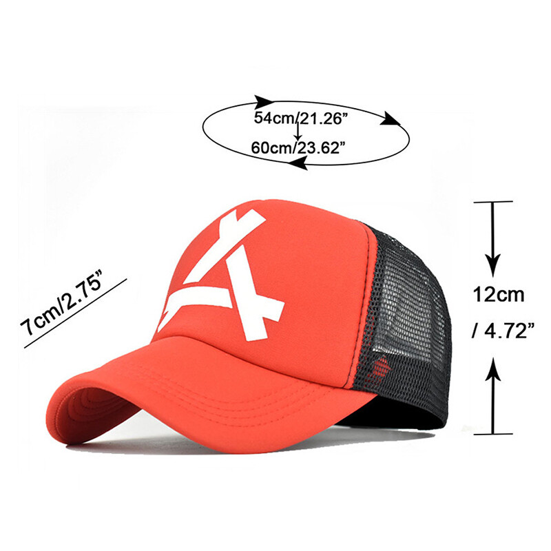 APL Berretto Baseball Donna Uomo Traspirante Hip Hop Cappello Rete Unisex Snapback Cappellino J