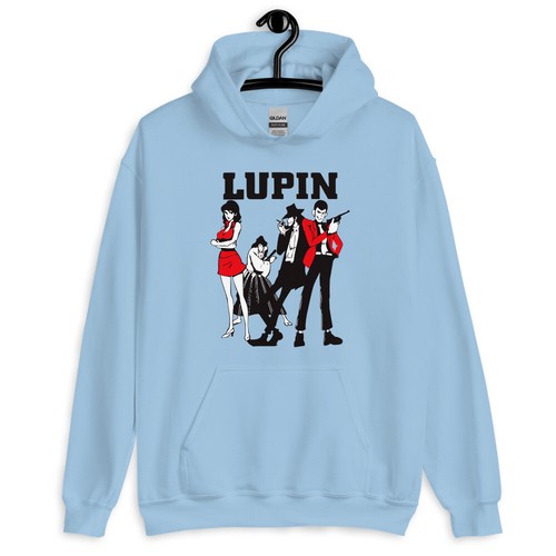 Lupin The Third Shirt, Lupin III, Lupin the 3rd new Unisex Hoodie - Picture 3 of 5