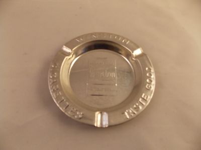 VINTAGE WINSTON CIGARETTES ''TASTE GOOD'' TIN ASHTRAY - NOS