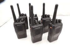 Lot of 6 Kenwood TK-3360-K 5W UHF 450-520MHz Portable Radio w/ Batteries