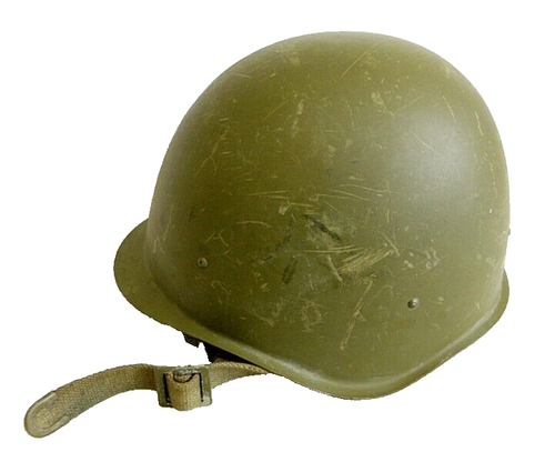 Sowjetische russische Armee Stahlhelm 2. Weltkrieg Modell SSH-40 Größe 2 rot Oktober 1957 - Bild 5 von 8