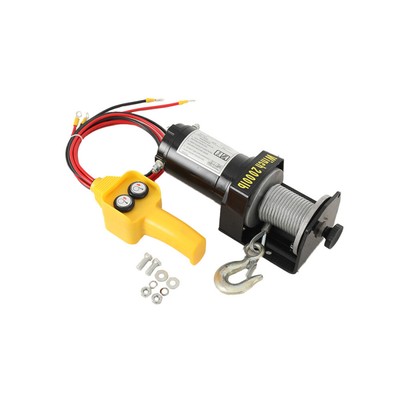 Elektrische Seilwinde Power Winch Winden-Kit, 2000lbs 24V Elektrische Seilwinde
