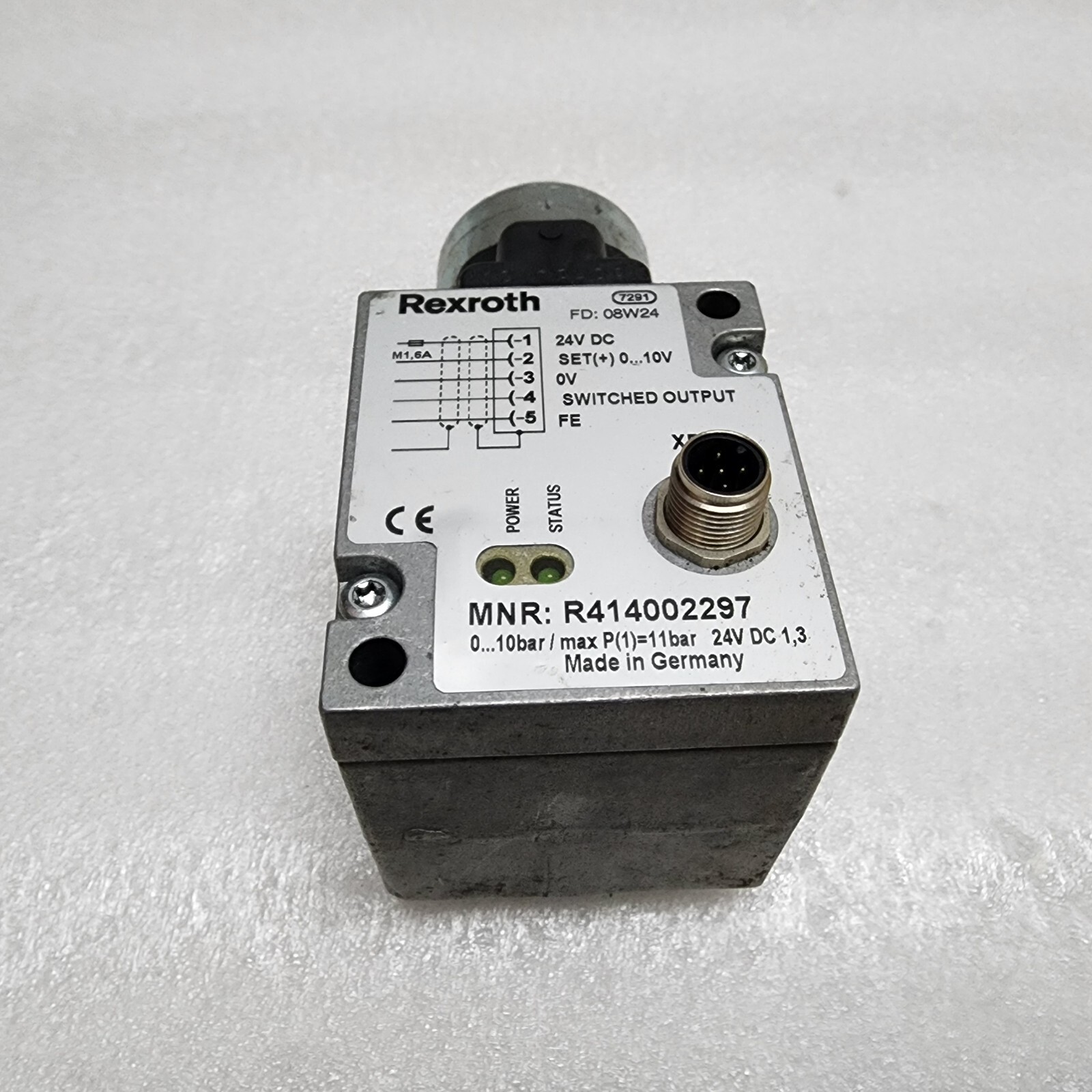 REXROTH 7291 R414002297 PRESSURE REGULATOR 24VDC MORE THAN 50 PC 