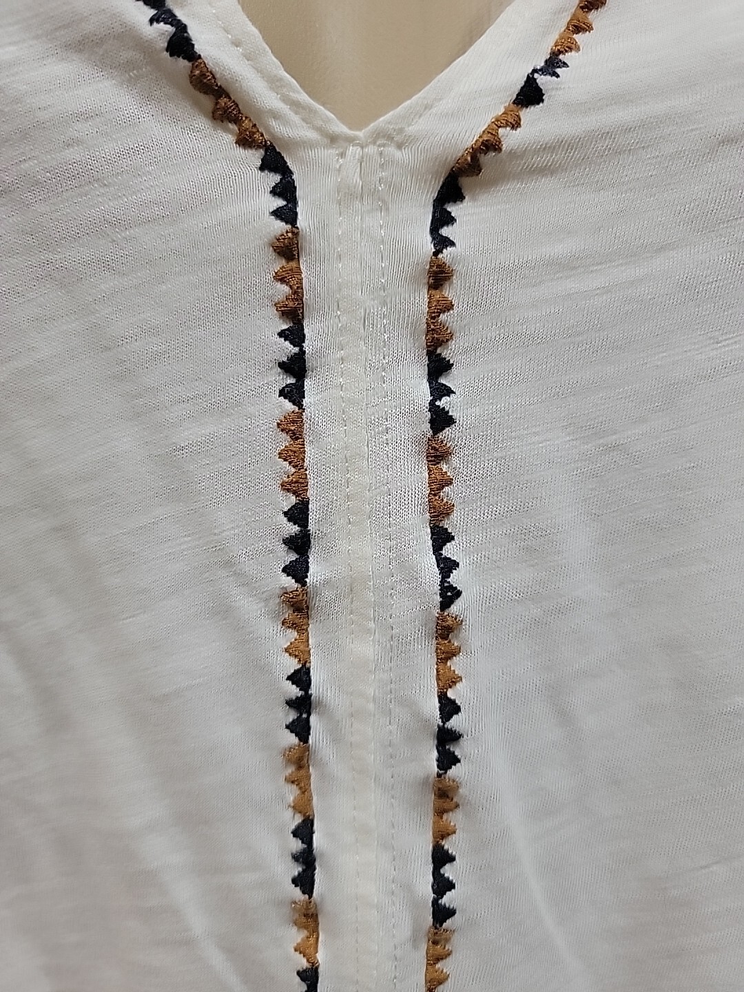 Pendleton Womens Split Neck 100% Cotton Embroider… - image 2