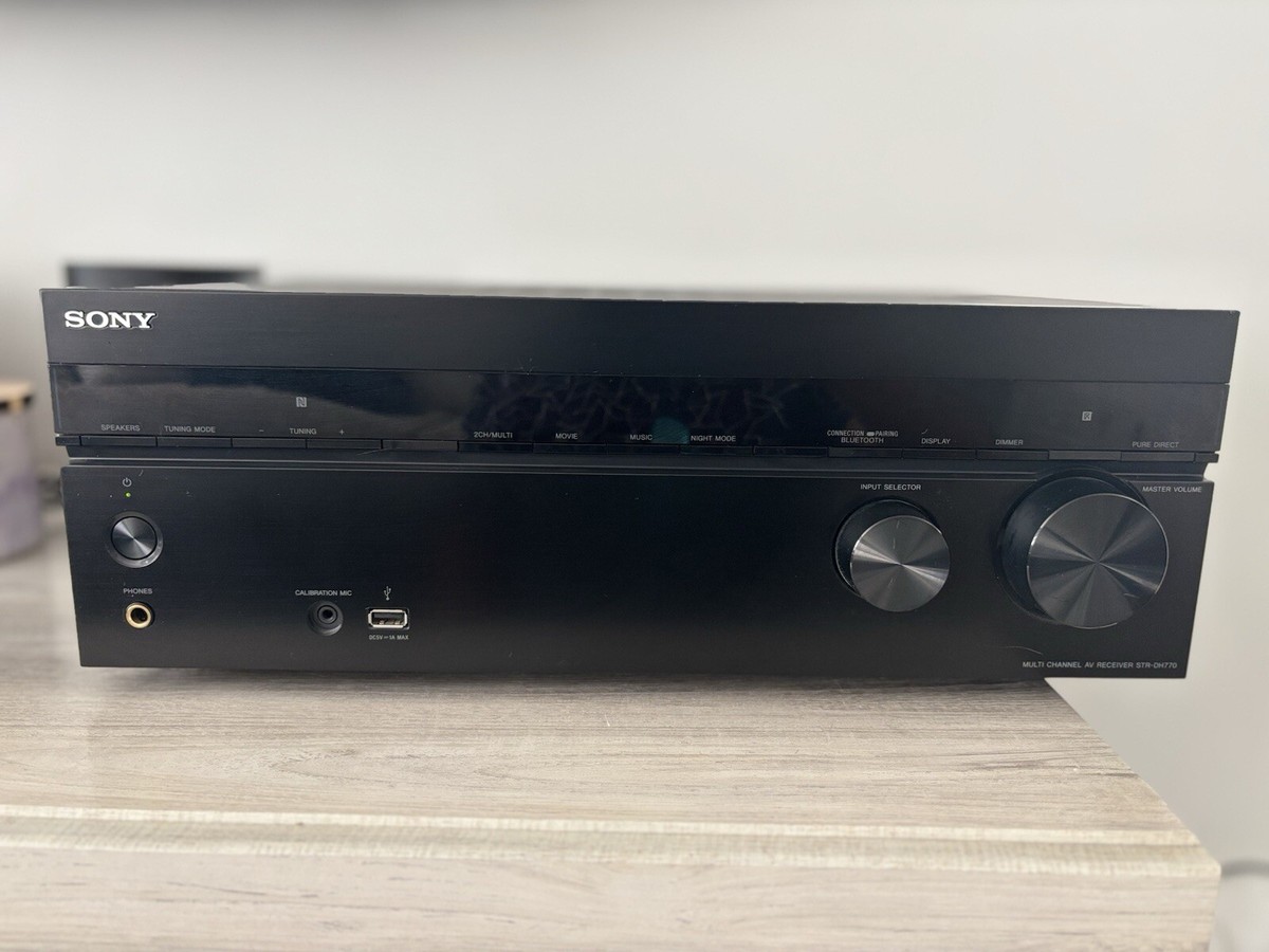 Sony STR-DH770 7.2 Channel Bluetooth 4K HDMI Home Theater Receiver