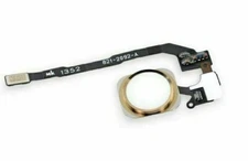 iPhone 5S Home Button Touch ID Sensor Key Flex Cable Replacement Assembly Gold